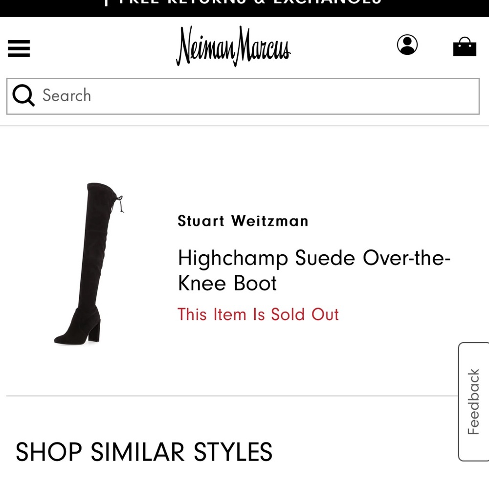 Highchamp Suede Over-the-Knee Boot STUART WEITZMAN